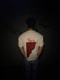 Tarz Vintage Bandana Graphic Oversized T-Shirt – Off-White