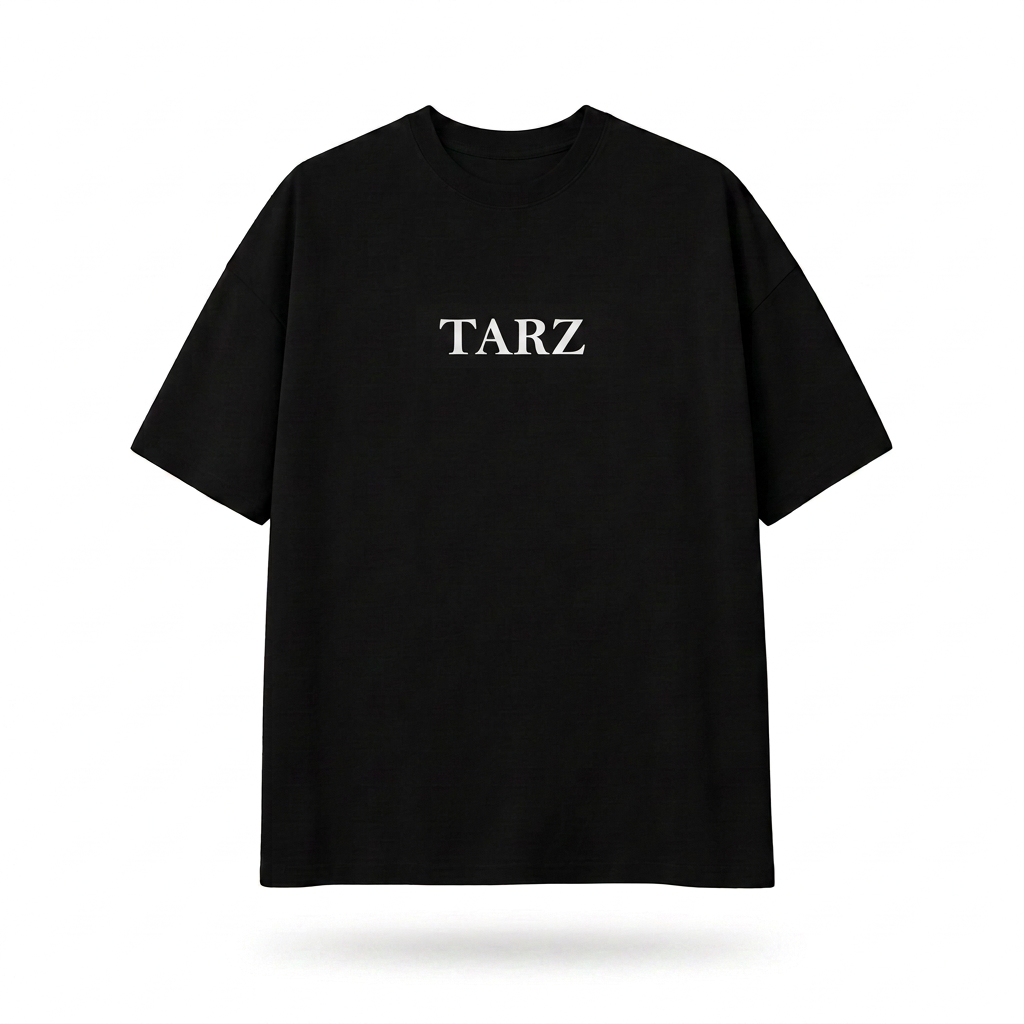 Tarz Midnight Muse Oversized T-Shirt – Black